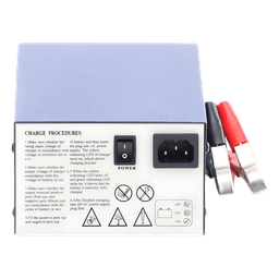 Cargador de Baterías SLA/VRLA / 12 V / 40 a 120 Ah / Entrada Universal 100-240 V AC / Tecnología Switching Sin Transformador / Carga Rápida con Flotación Automática