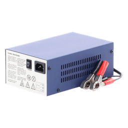 Cargador de Baterías SLA/VRLA / 12 V / 40 a 120 Ah / Entrada Universal 100-240 V AC / Tecnología Switching Sin Transformador / Carga Rápida con Flotación Automática