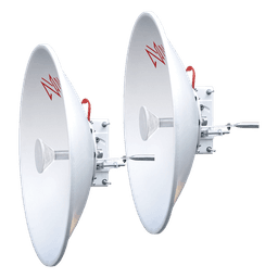 Antena Direccional / 5.9-7.2 GHz / Ganancia Ajustable 30-32 dBi / Polarización Dual 45° y 90° / 90 cm (2.95 ft) / Resistencia Viento 124.2 km/h (77.2 mph)