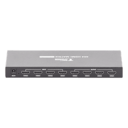 Switch Matricial HDMI / 4x4 / 4K UHD 4096x2160@60Hz / HDR10 / 18 Gbps / 600 MHz / Audio 7.1 / EDID / Downscaling Automático