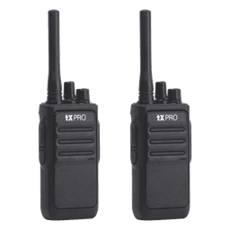 Radio Portátil Analógico UHF / 2W / 16 Canales / 400-470 MHz / VOX Manos Libres / Batería 6-8 hrs / Uso Inmediato