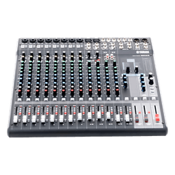 Mezcladora de Audio Analógica / 16 Canales / 10 Entradas de Micrófono / 4 Buses Auxiliares / Efectos SPX 24 Programas / Chasis Metálico