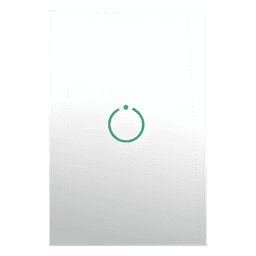 Interruptor On/Off Z-Wave 700 / Panel Táctil / 1 Botón / Sin Neutro / AC 85~260V / Protección 10A