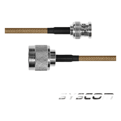 Jumper con Cable LP142 de 60 cm (23.62 Pulgadas), con Conectores BNC Macho a N Macho.