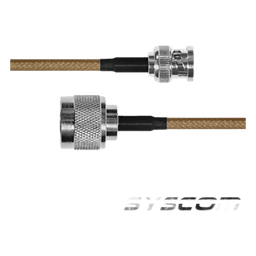 Jumper con Cable LP142 de 60 cm (23.62 Pulgadas), con Conectores BNC Macho a N Macho.