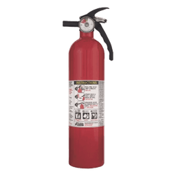 Extintor recargable / polvo químico seco multipropósito / UL 4-A,60-B:C / 10 lb / cilindro de acero resistente a impactos