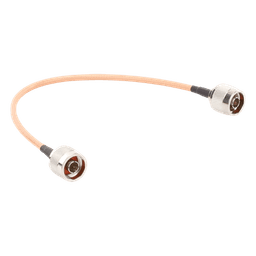 Jumper con Cable LP142 de 30 cm (11.81 pulgadas), con Conectores N Macho a N Macho.