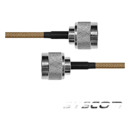 Jumper de Cable Coaxial de 60 cm (23.62 Pulgadas), con Conectores N Macho Ambos Extremos