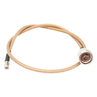 Jumper con Cable LP142 de 60 cm (23.62 Pulgadas), con Conectores N Macho a SMA Macho (Hasta 8 GHz).