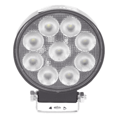 Luz de trabajo de  9 LED, 1180 Lumenes, 12-24 VCD