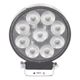 Luz de trabajo de  9 LED, 1180 Lumenes, 12-24 VCD