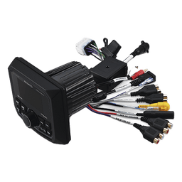 Estéreo Marino / Pantalla 2.7 Pulgadas / Bluetooth Acceso Directo / IP66 Sumergible / 3 Salidas Previa 4.0 V / USB Frontal + Auxiliar