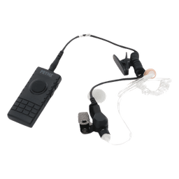 Kit Micrófono Solapa Inalámbrico Bluetooth / PTT Integrado / Tubo Acústico / Conexión Dual / Clip 360°