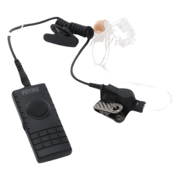 Kit Micrófono Solapa Inalámbrico Bluetooth / PTT Integrado / Tubo Acústico / Conexión Dual / Clip 360°
