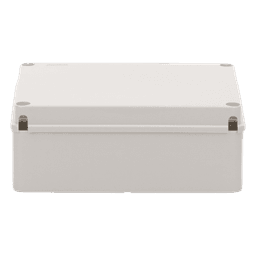 Gabinete de Plástico IP55 / 190 x 240 x 95 mm / Protección EMI y Antiestática / -40 a 120°C / Aplicaciones Solares y Telecomunicaciones