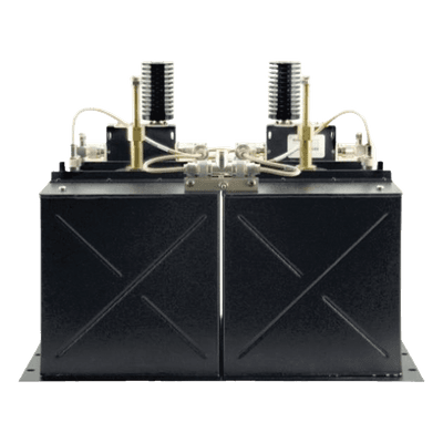 Combinador dB SPECTRA de 4 Canales en Panel  para Rack 19", 380-400 MHz, 100 kHz de Sep. N Hembras.