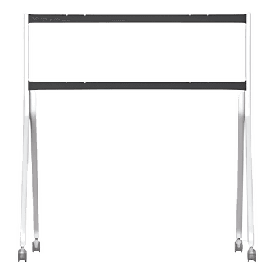 Soporte con ruedas / 95 kg capacidad / 1525x1302x764 mm / 5005x4276x2507 pies / VESA 800x400 y 600x400 / Acero al carbono