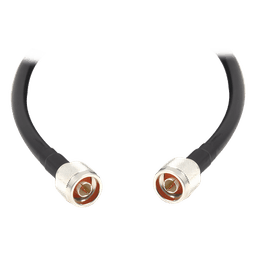 Jumper Coaxial / 3 m (9.84 ft) / Conectores N-Macho / RG-8/U LP400 / 50 Ω