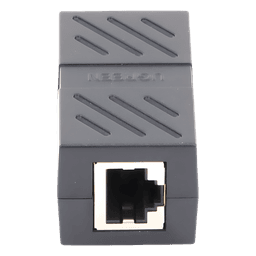 Acoplador (Extensor de Cable Ethernet RJ45 a RJ45) | 1000Mbps | Compatibilidad con Cat7 Cat6A Cat6 Cat5e | Compatible con POE | Ignífugo | ABS