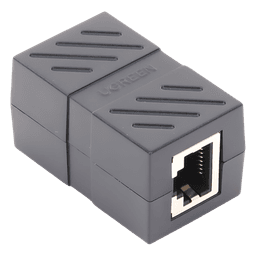 Acoplador (Extensor de Cable Ethernet RJ45 a RJ45) | 1000Mbps | Compatibilidad con Cat7 Cat6A Cat6 Cat5e | Compatible con POE | Ignífugo | ABS