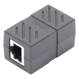 Acoplador (Extensor de Cable Ethernet RJ45 a RJ45) | 1000Mbps | Compatibilidad con Cat7 Cat6A Cat6 Cat5e | Compatible con POE | Ignífugo | ABS