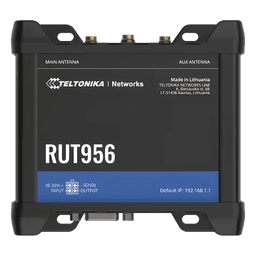 Router Industrial LTE / 150 Mbps Cat 4 / 4 Puertos Ethernet 10/100 / RS232 RS485 / WiFi / Doble SIM / GNSS / IP30 / Riel DIN