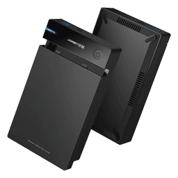 Carcasa de Disco Duro para  3.5" y  2.5" (Enclosure) | Con Cable USB 3.0 | Para HDD 3.5" / SSD 2.5" | SATA I/II/III | UASP | Hasta 16 TB | Compatible con Windows, Linux, Mac OS | No Requiere Controlador | Cable 1m | Incluye Adaptador d