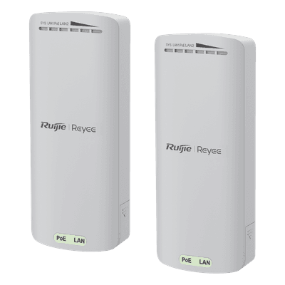 Kit Enlace Inalámbrico Recomendado para Elevadores, hasta 500m o 125 pisos, Preconfigurado, Ajuste Automático, Hasta 300 Mbps, Doble Puerto LAN