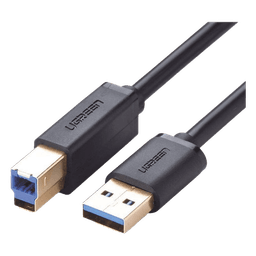 Cable USB-A 3.0 macho a USB-B macho / Ideal para Impresora, Escáner, Pianos, Barras de sonido, etc. / Plug & Play / Compatibilidad Universal / 2 metros
