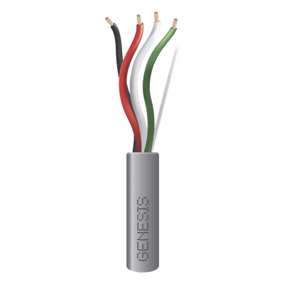 Bobina de 152 Metros (500 Pies) / Cable 4 x 16 AWG / Color Gris / Aplicaciones de Control / Riser