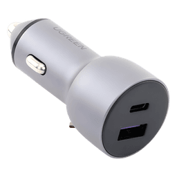 Cargador de Auto / 42.5W / USB-A + USB-C / PD3.0 + QC3.0 / 12-24 VCD / Aluminio