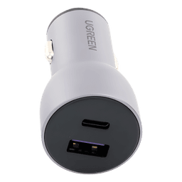 Cargador de Auto / 42.5W / USB-A + USB-C / PD3.0 + QC3.0 / 12-24 VCD / Aluminio