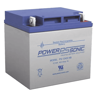 Batería 12V, 40AH, Para Respaldo, Tecnologías AGM/VRLA, 5 Años Vida Útil, Terminales T6, Reconocida UL  