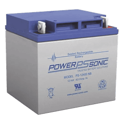 Batería 12V, 40AH, Para Respaldo, Tecnologías AGM/VRLA, 5 Años Vida Útil, Terminales T6, Reconocida UL  