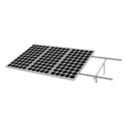 Kit de Montaje para Panel Solar / Riel 5 de 5.4 m (17.7 ft) / 4 Módulos de 35 mm / Velocidad de Viento 190 km/h / Inclinación 20-45° / Ground Clip Integrado