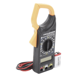 Multímetro Digital de Gancho / 600 V CA/CC / CAT II / 1000 A CA / Pinza 57 mm (2.09') / LCD 3-1/2 Dígitos