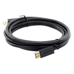 Cable DisplayPort 1.2 Macho a Macho | Longitud 3 Metros (9.84 Pies) | Versión DP1.2 | Soporta 4K@60Hz; 2K@144Hz | Soporta 3D | Color Profundo de 8 y 10 Bits | Blindaje Interno Múltiple | Cobre Estañado 28AWG | Botón de Liberación
