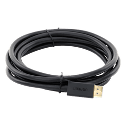 Cable DisplayPort 1.2 Macho a Macho | Longitud 3 Metros (9.84 Pies) | Versión DP1.2 | Soporta 4K@60Hz; 2K@144Hz | Soporta 3D | Color Profundo de 8 y 10 Bits | Blindaje Interno Múltiple | Cobre Estañado 28AWG | Botón de Liberación