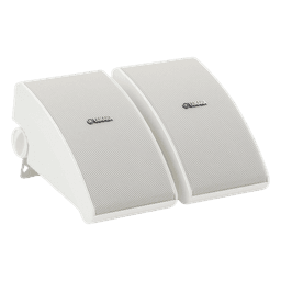 Altavoz de Montaje en Superficie / 2 Vías / Woofer 5.25 in / Tweeter 1 in / Media Intemperie / 6 Ohms / Par / Color Blanco