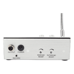 Sistema de Intercomunicación | Ideal para Ventanillas | Audio de voz de dos vías | 12V/1A 2W | Micrófono Interior + Micrófono Exterior