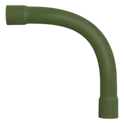 Codo para Tubería Conduit PVC Ligero de 3/4" (19 mm).