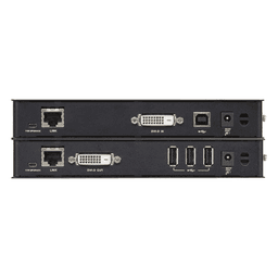 Extensor KVM / DVI y USB 2.0 / 100 m (328.1 ft) / HDBaseT / 1920x1200 @ 60 Hz / Cat 5e/6