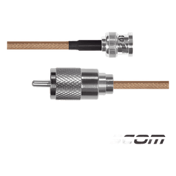 Cable LP142 con conectores BNC Macho / UHF Macho.