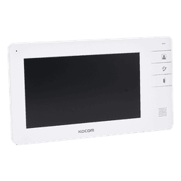 Monitor adicional para videoportero / 7 pulgadas a color / 2 frentes de calle / CCTV / Montaje en superficie / 220 x 123 x 19 mm / 15 VCD