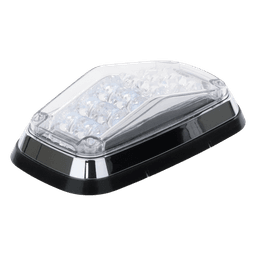 Luz de advertencia 8 X 4", Color Rojo / Claro, IP67, SAE, Ideal para Ambulancias