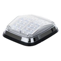 Luz de advertencia de 8 X 6", Color Rojo / Claro, SAE,  IP67, Ideal para Ambulancias