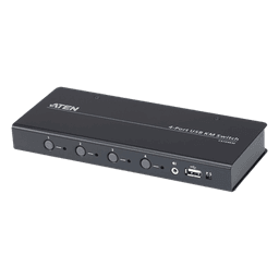 Switch KM USB / 4 Puertos / Boundless Switching / RS-232 / HDMI / Audio / Control de 4 a 8 Computadoras
