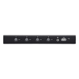 Switch KM USB / 4 Puertos / Boundless Switching / RS-232 / HDMI / Audio / Control de 4 a 8 Computadoras
