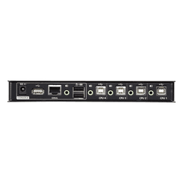 Switch KM USB / 4 Puertos / Boundless Switching / RS-232 / HDMI / Audio / Control de 4 a 8 Computadoras