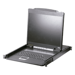 Consola LCD KVM / 19 pulgadas / Resolución 1920x1200 / Montaje rack 1U / Rotación 120° / PS/2 y USB